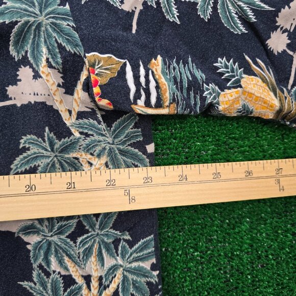 Pineapple Connection Hawaiian Shirt Mens Large 100% Rayon Summer Beach AOP - Picture 4 of 7